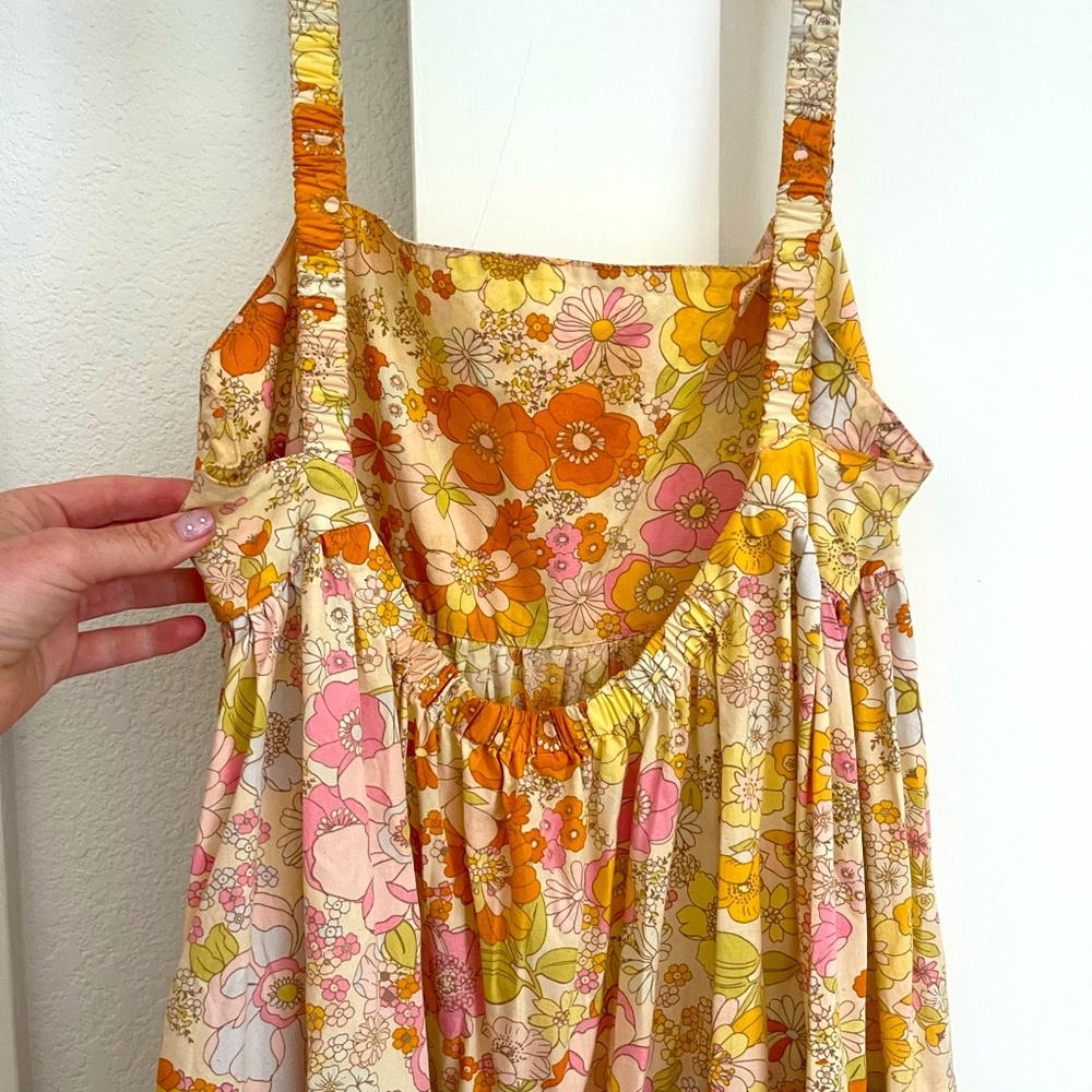 Floral free people maxi dress